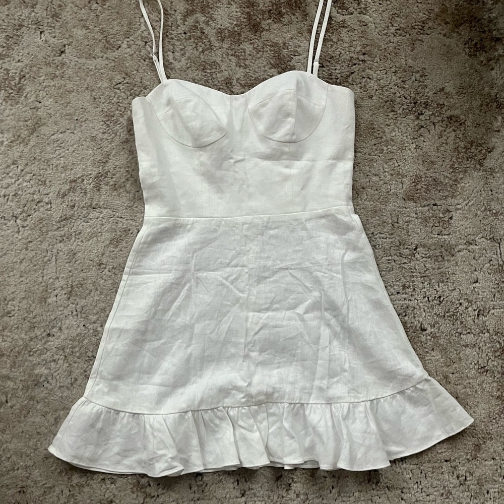 Reformation White Summer Dress